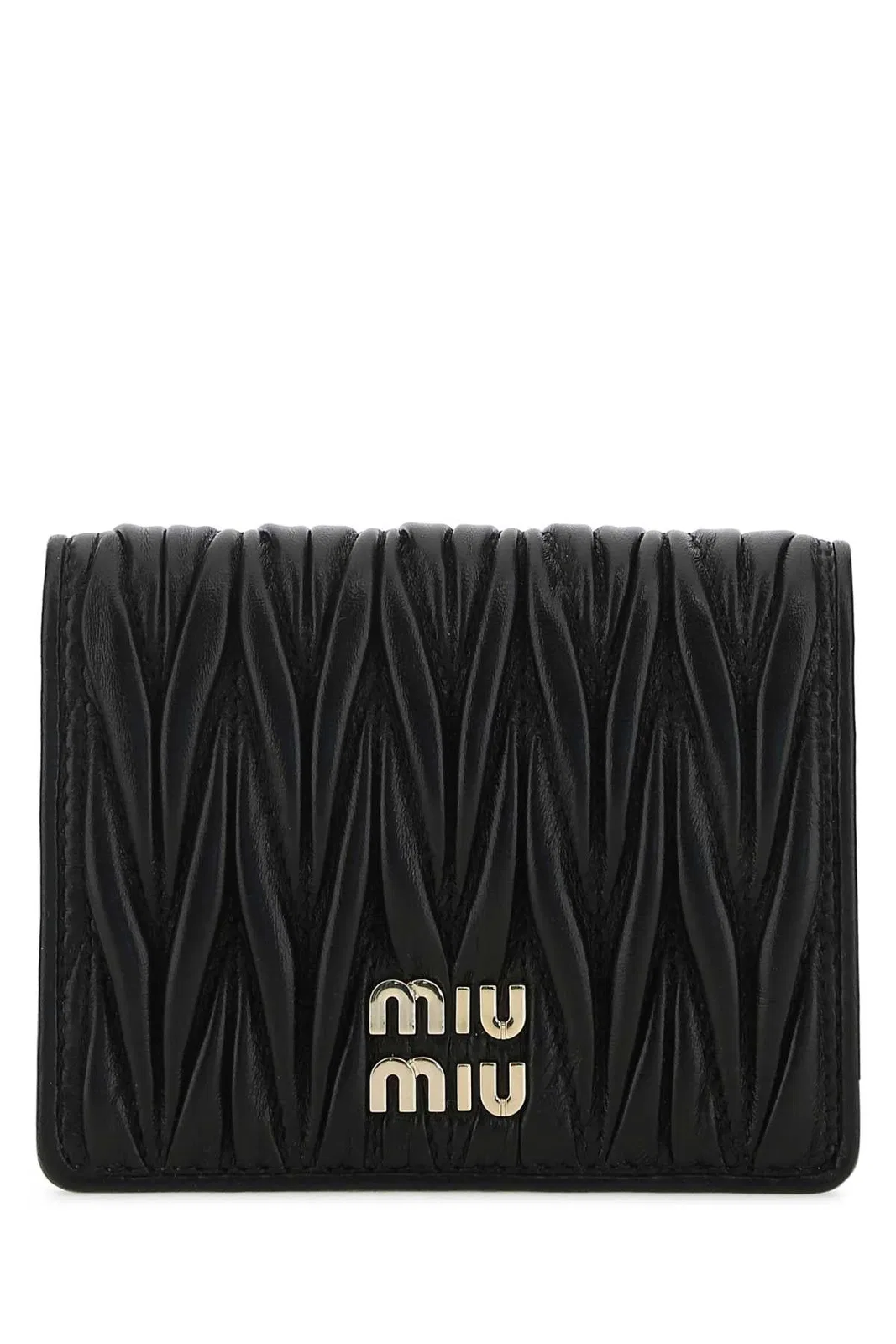 Miu Miu Small Matelassé Nappa Leather Wallet