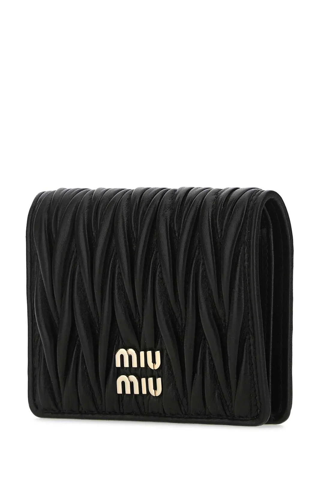 Miu Miu Small Matelassé Nappa Leather Wallet