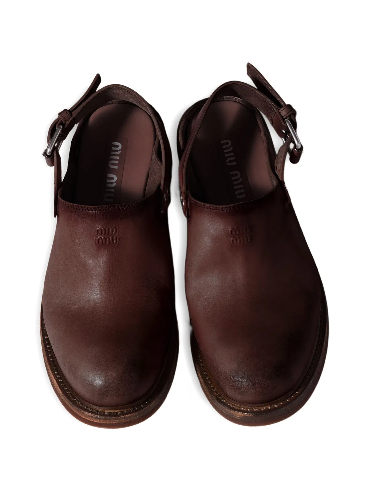 Miu Miu Buckle Mules
