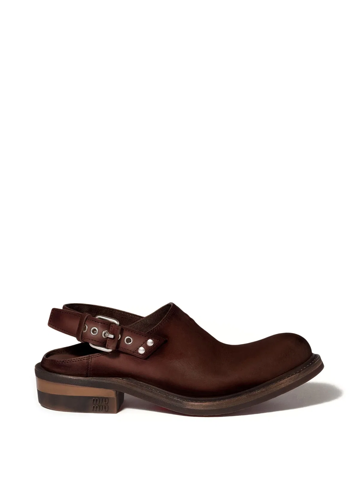 Miu Miu Buckle Mules