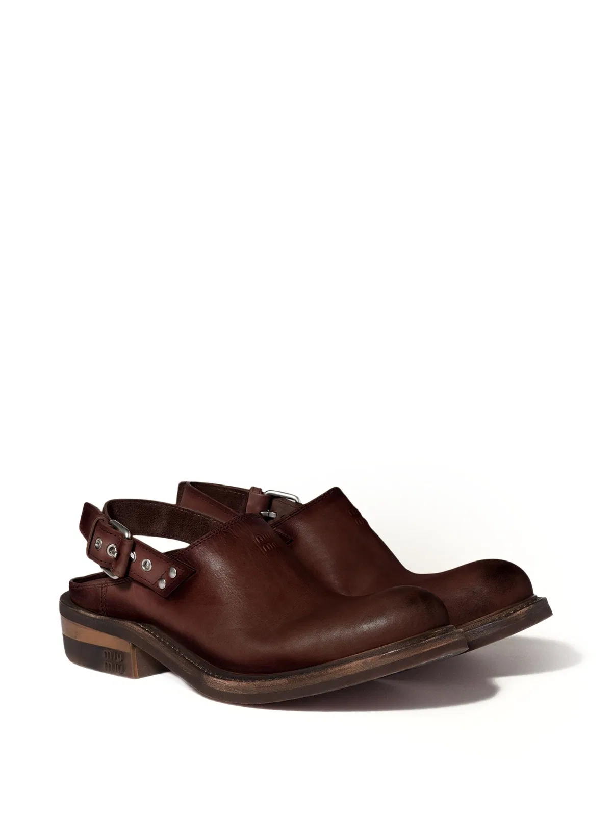 Miu Miu Buckle Mules