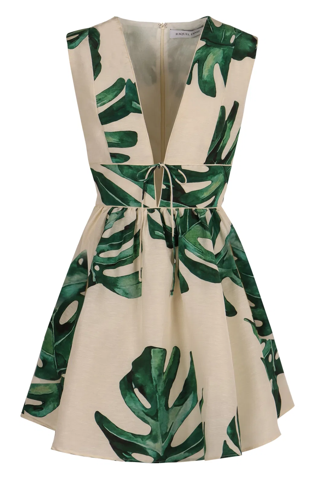 Raquel Diniz Linen And Silk Dress