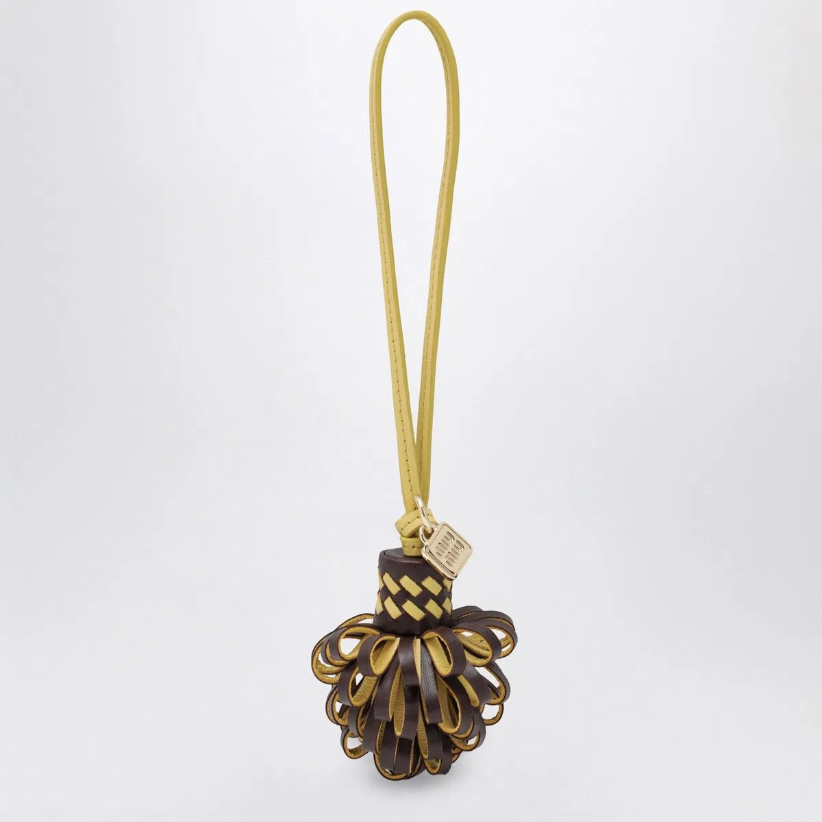 Miu Miu Brown/Yellow Nappa Trick