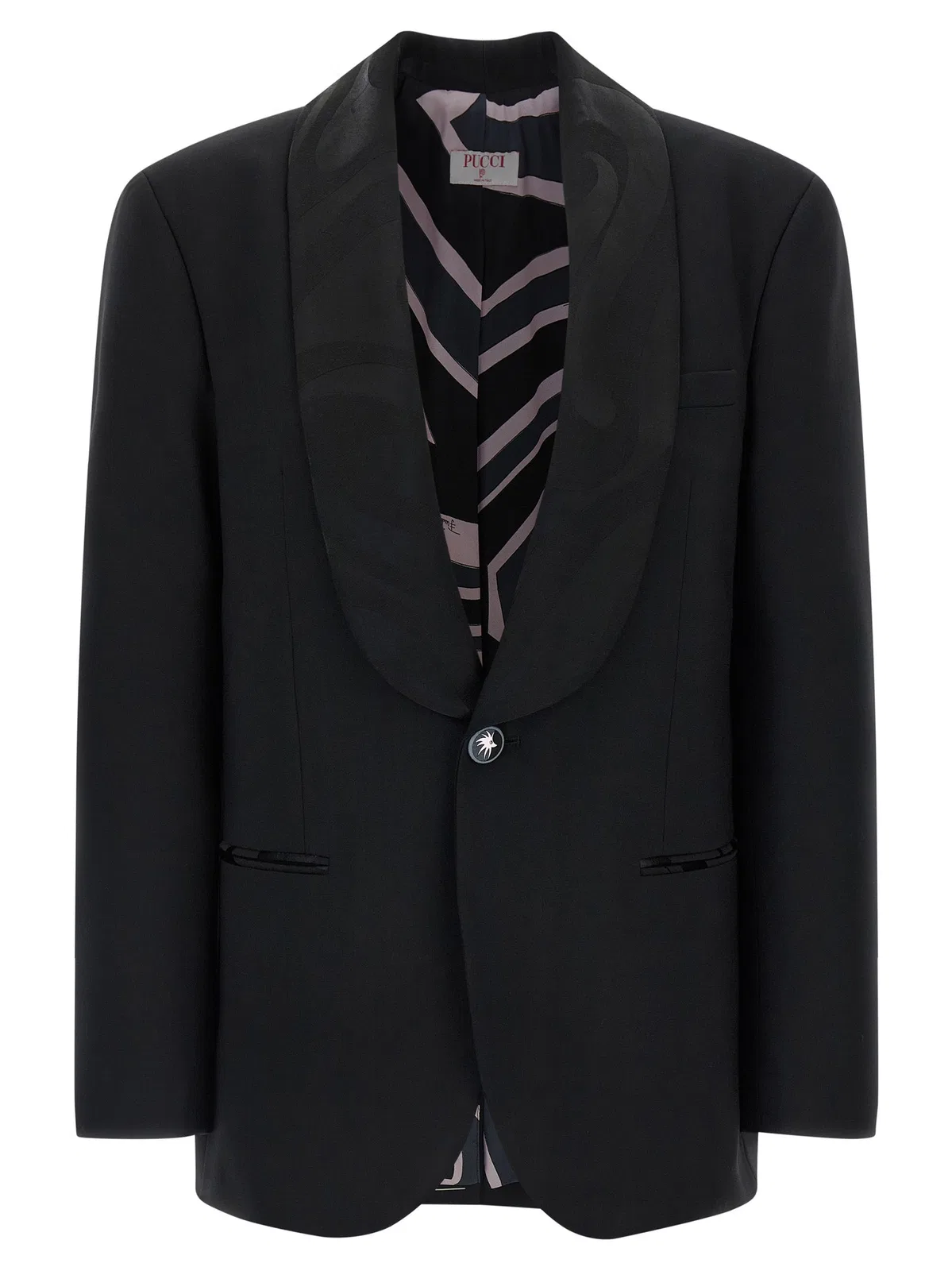 Emilio Pucci 'Labirinto' Single-Breasted Blazer