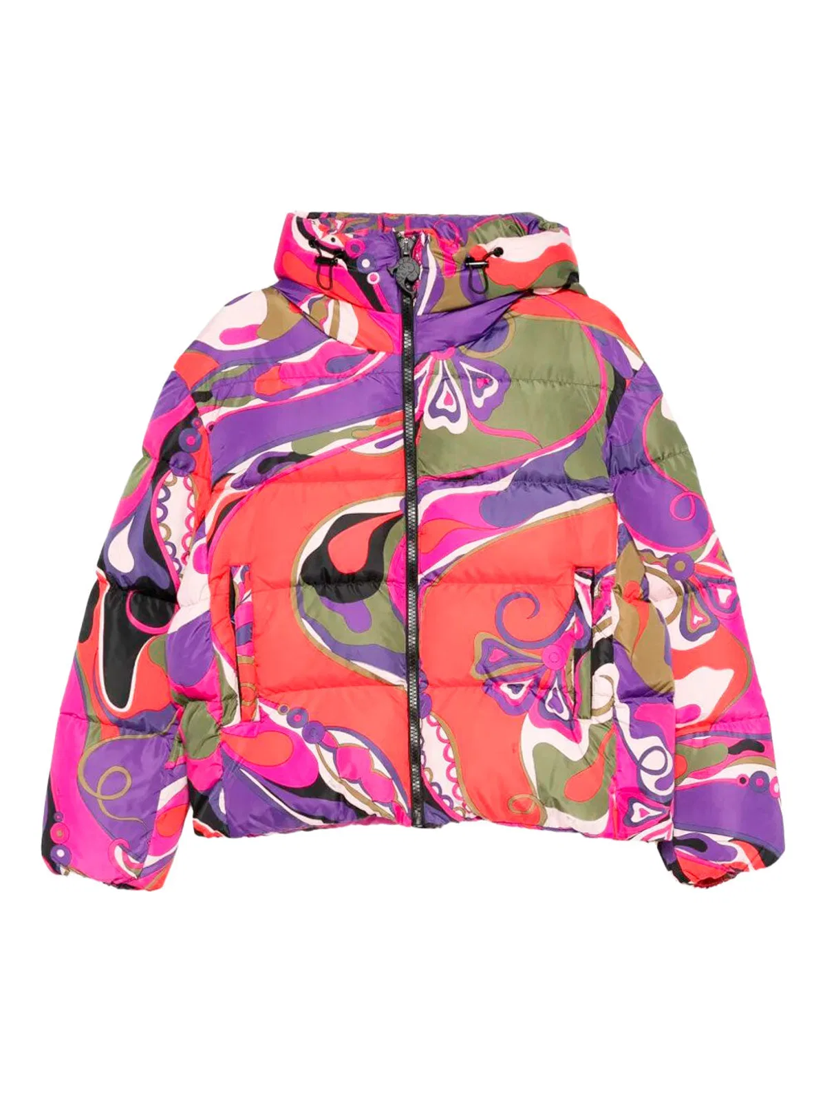 Emilio Pucci Orchidee Print Down Jacket