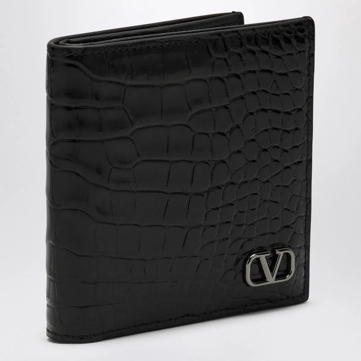 Valentino Garavani Signature Vlogo Wallet Black