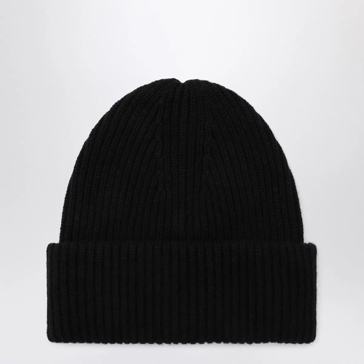 Almada Label Black Wool And Cashmere Beanie