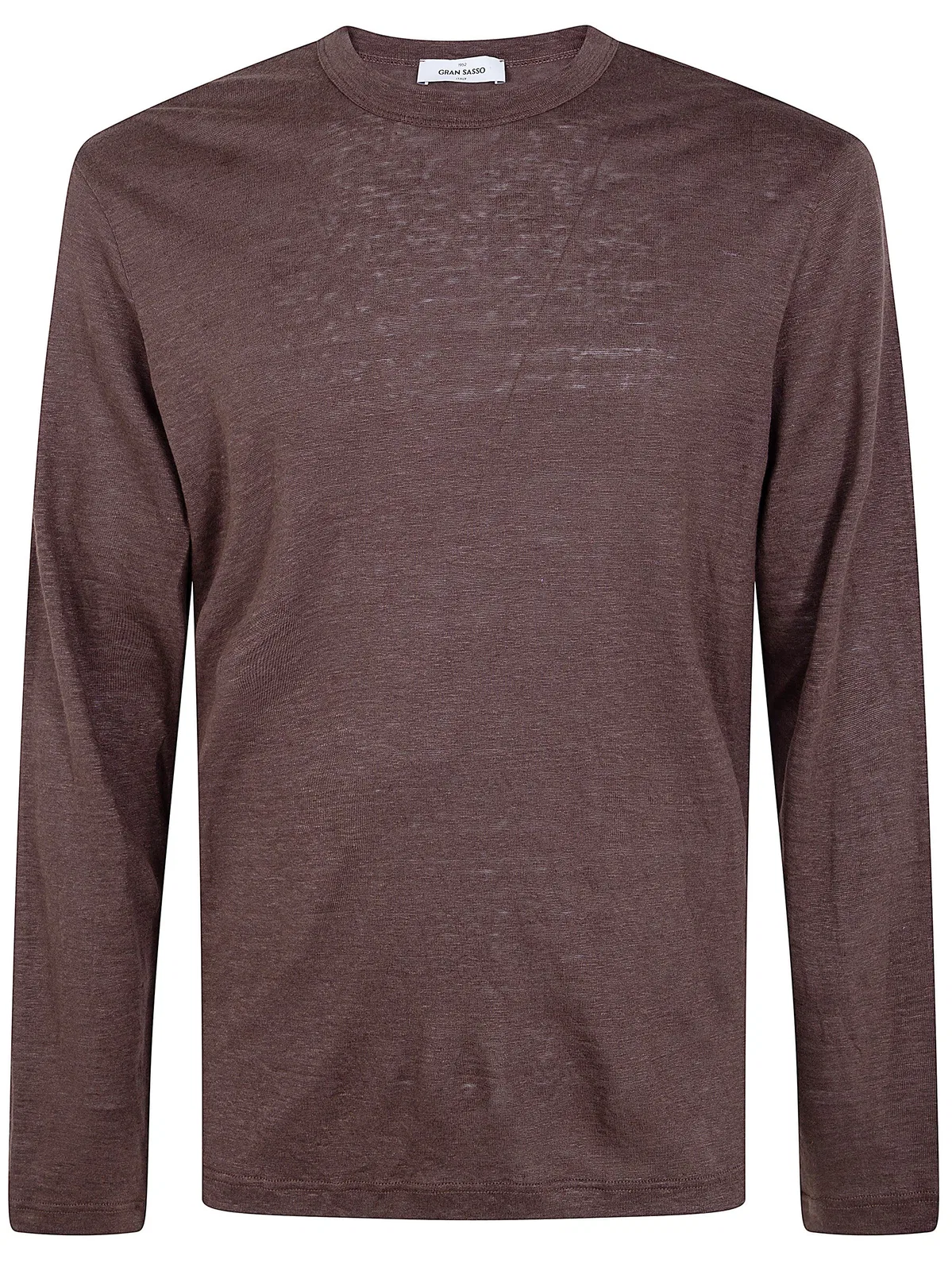 Gran Sasso Logo Print Long Sleeves T-Shirt