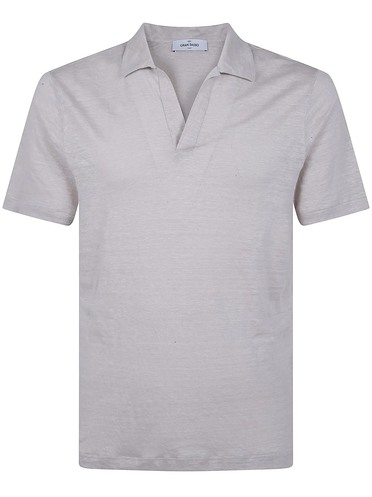 Gran Sasso Logo Print Short Sleeves Skipper Polo Sh