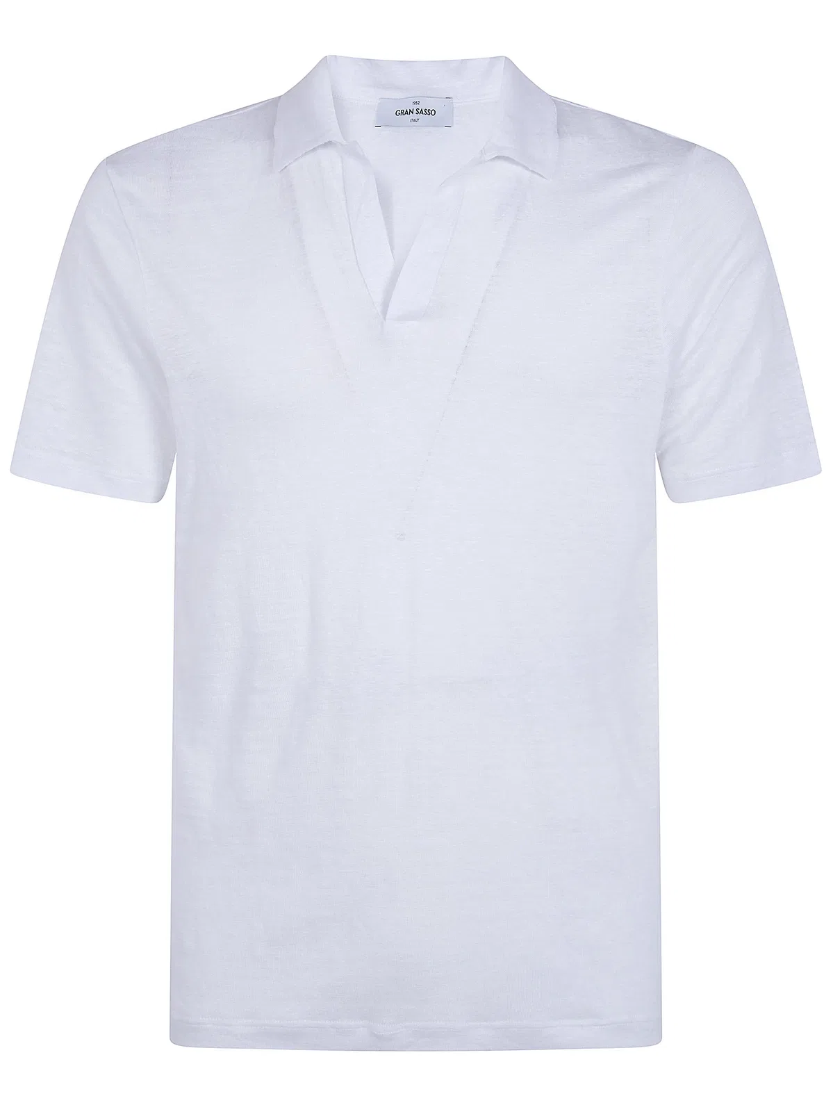 Gran Sasso Logo Print Short Sleeves Skipper Polo Sh
