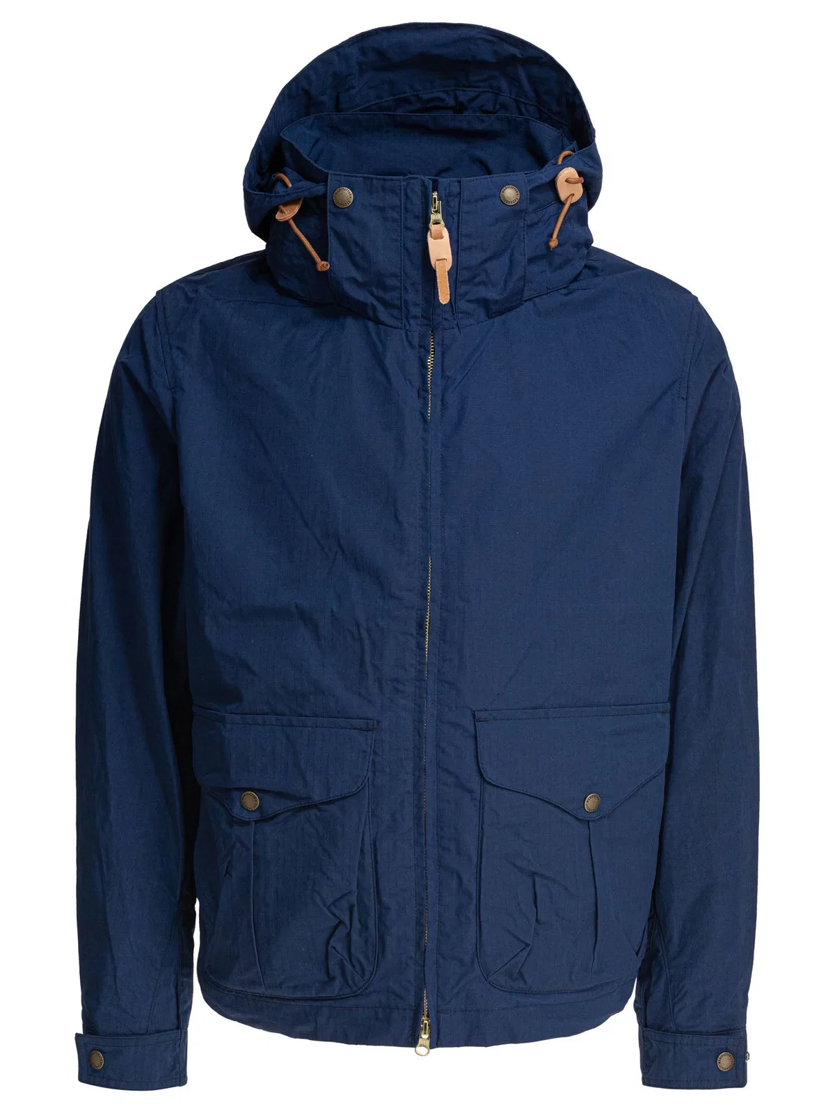 Manifattura Ceccarelli Blue Nylon Cotton Jacket