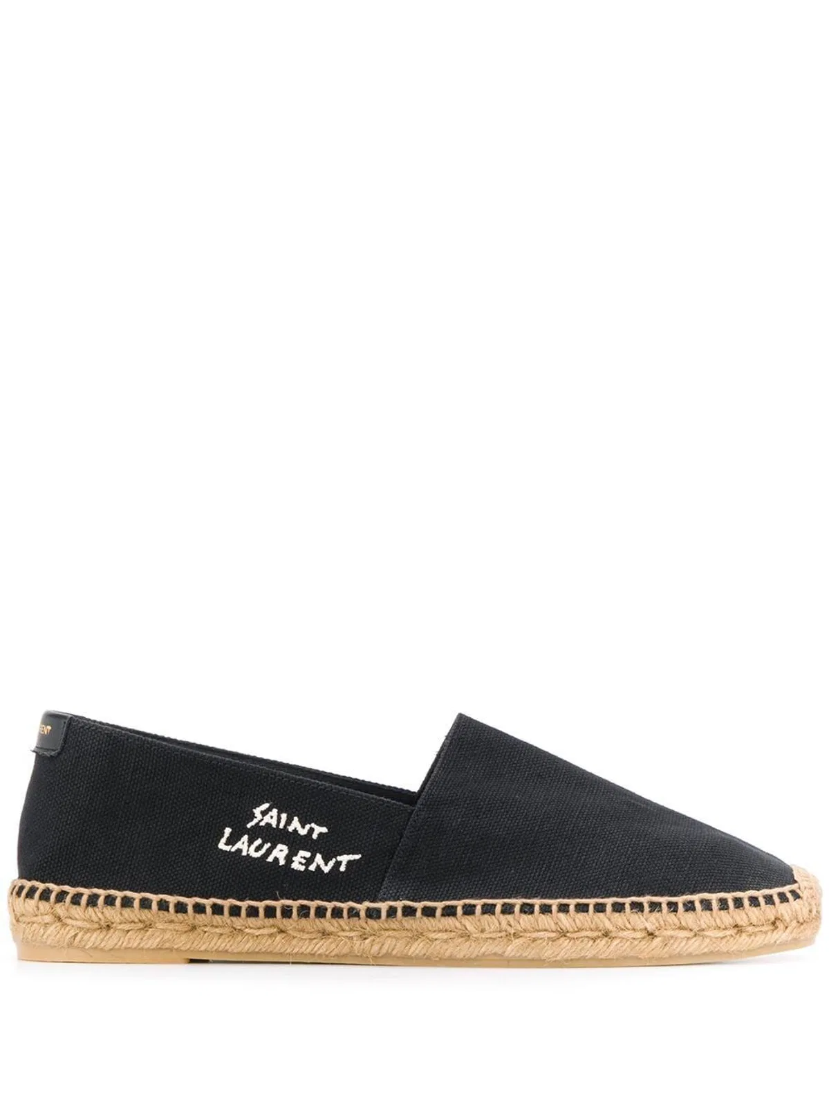 Saint Laurent Black Canvas Espadrilles