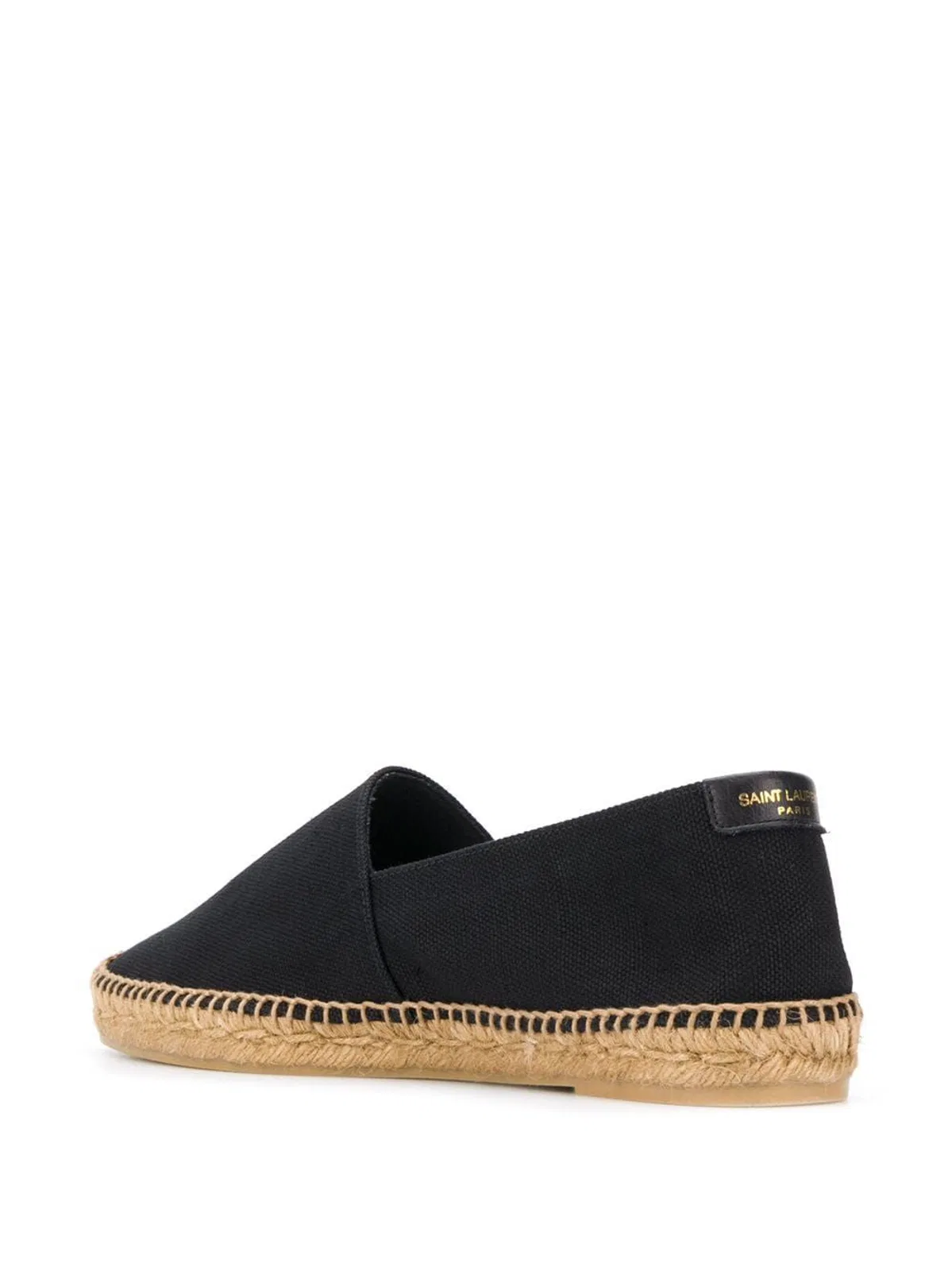 Saint Laurent Black Canvas Espadrilles