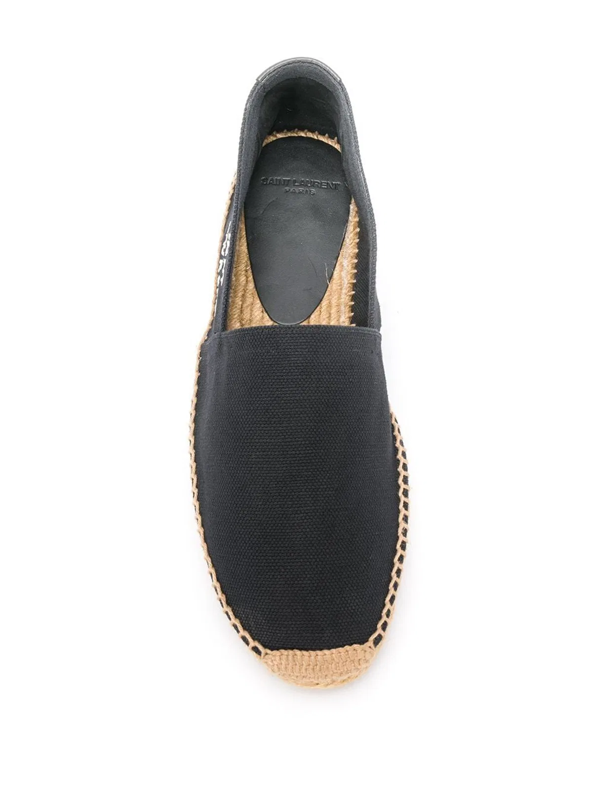 Saint Laurent Black Canvas Espadrilles