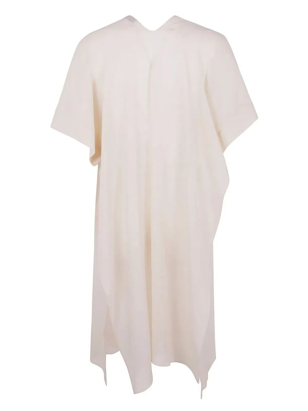 D.Exterior Silk Georgette Raincoat