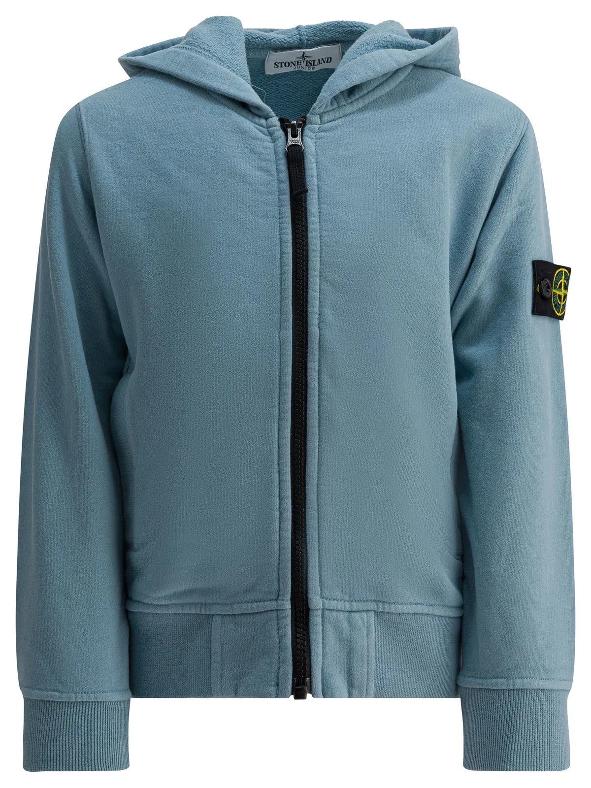 Stone Island Kids Blue Cotton Sweatshirt