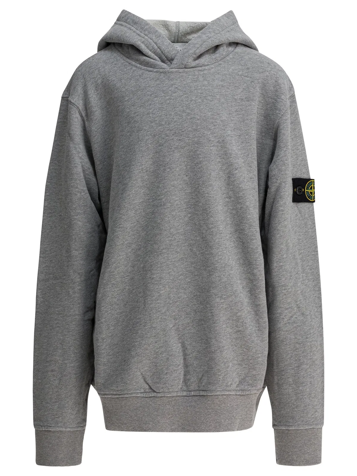 Stone Island Kids Grey Cotton Sweatshirt