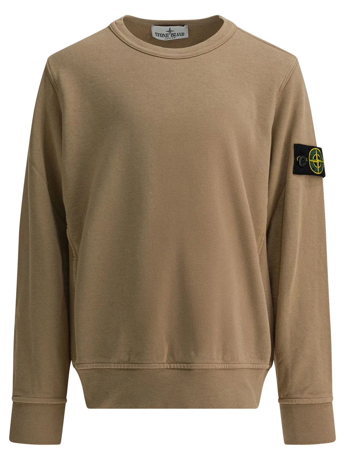 Stone Island Kids Beige Cotton Sweatshirt