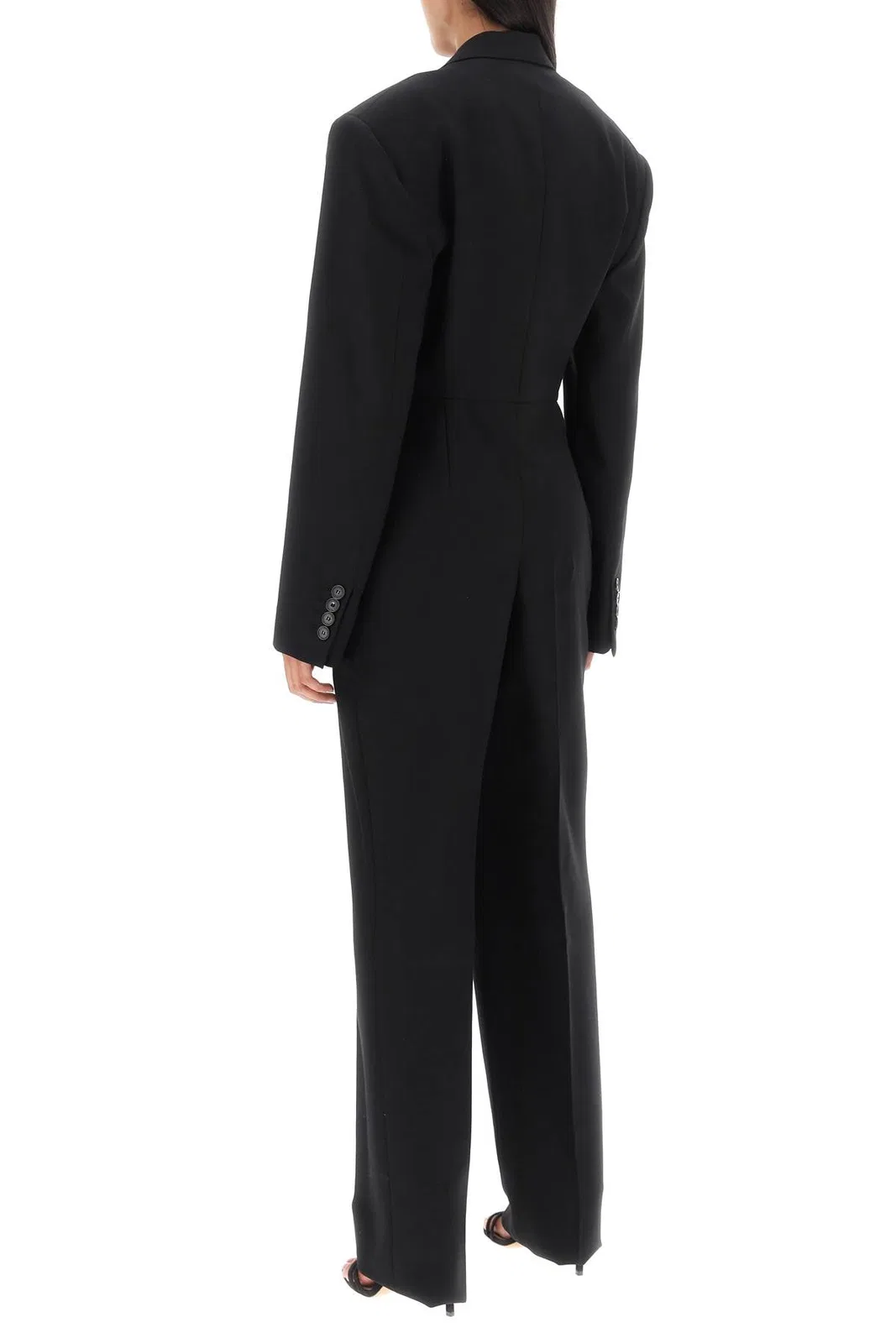 Stella Mccartney Black Wool Jumpsuit