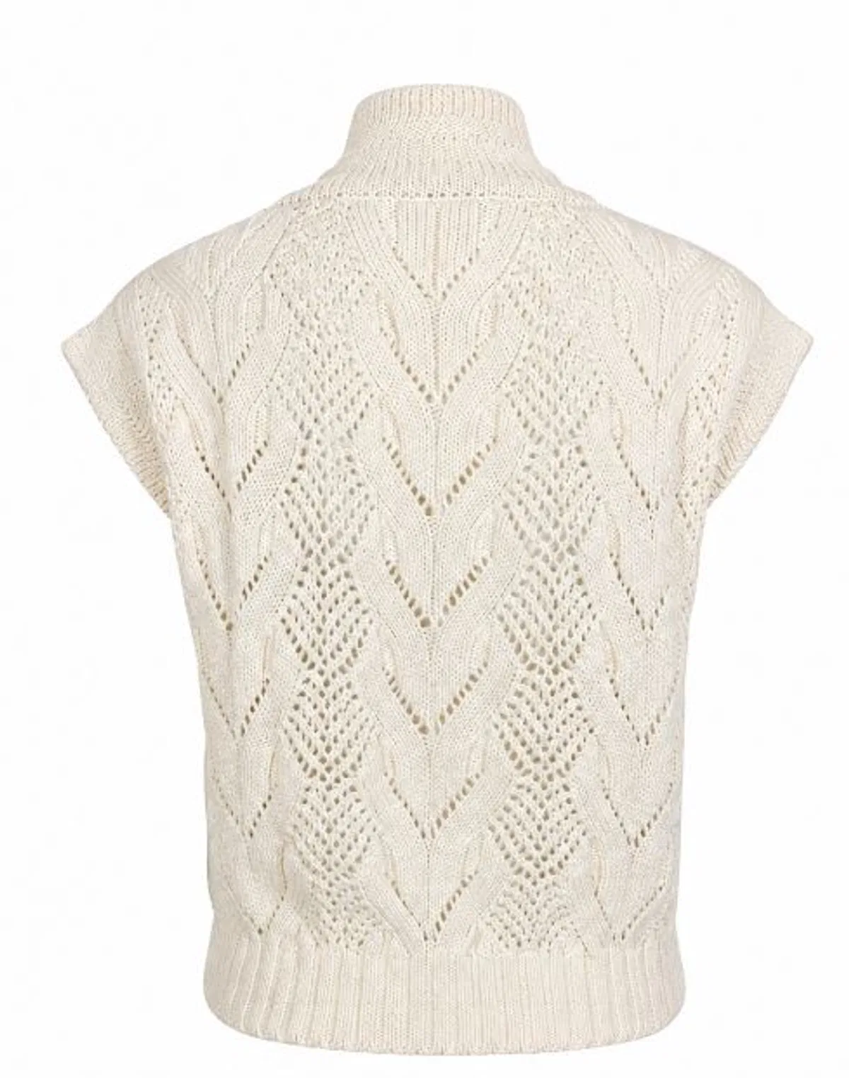 D.Exterior Ivory Wool Jacket