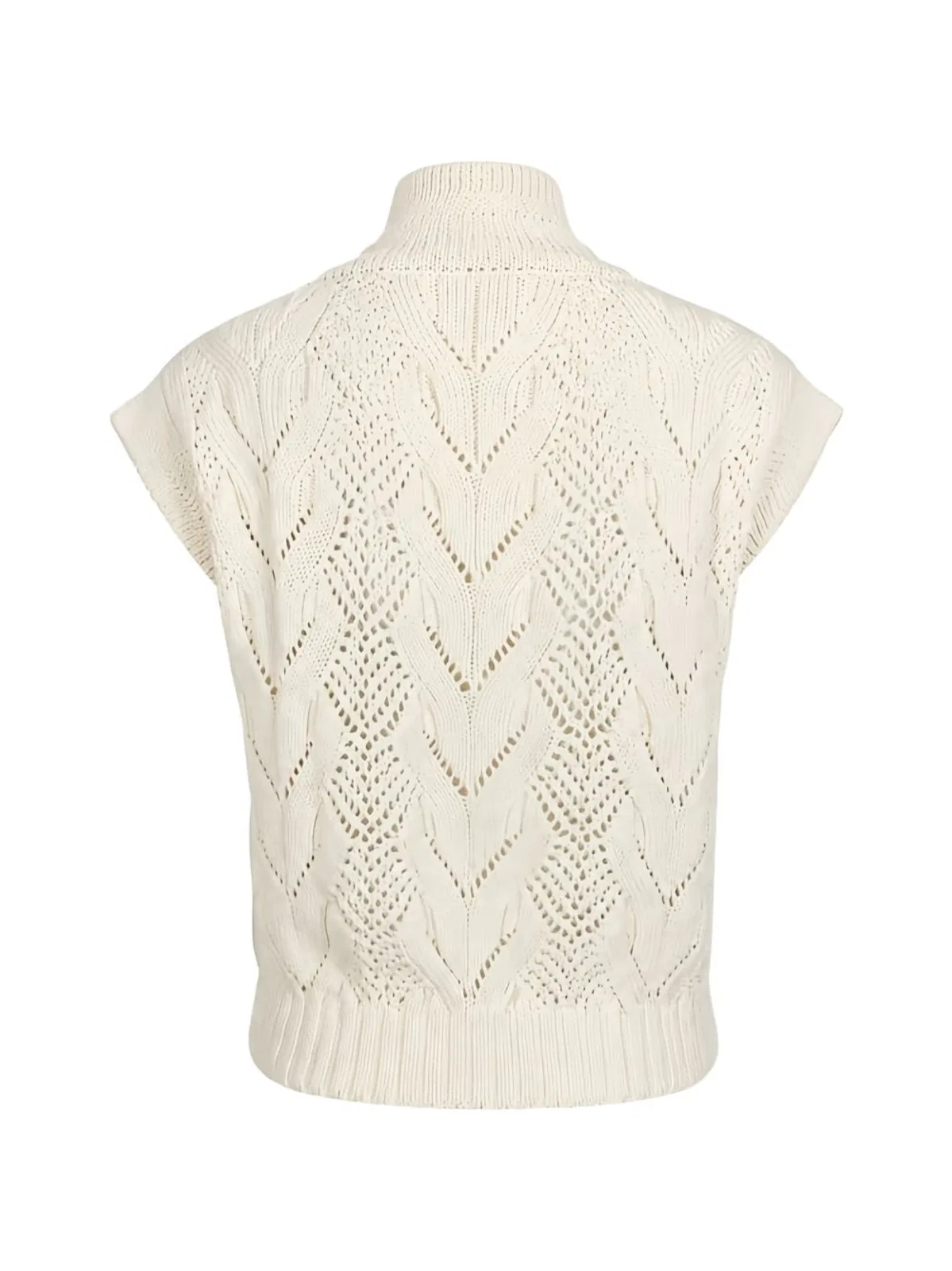 D.Exterior Ivory Wool Jacket