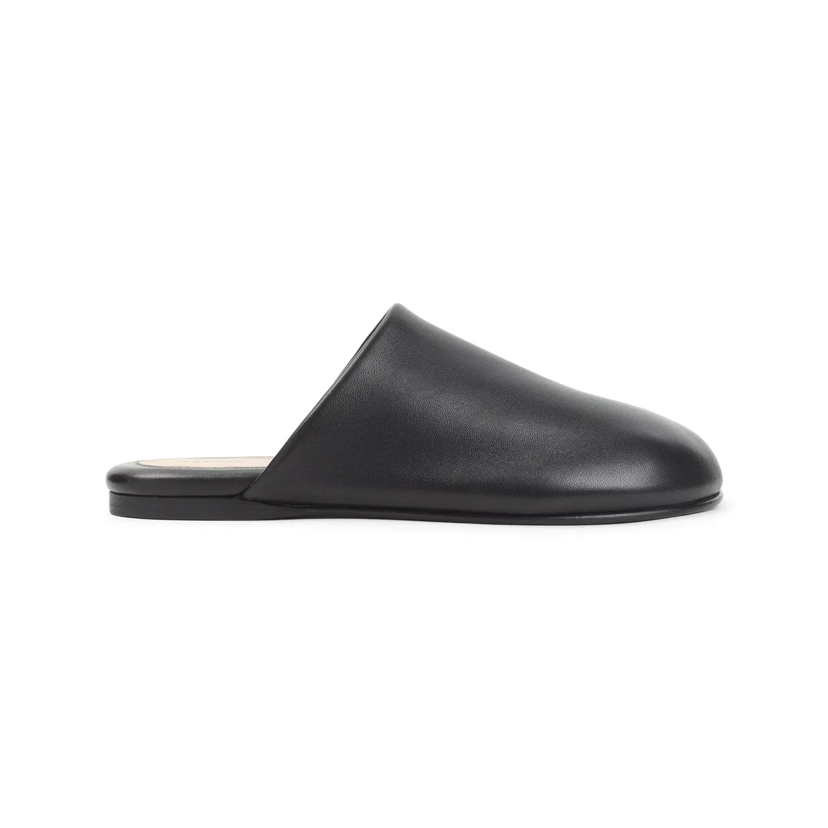 Carven Black Garnier Lamb Leather Mules