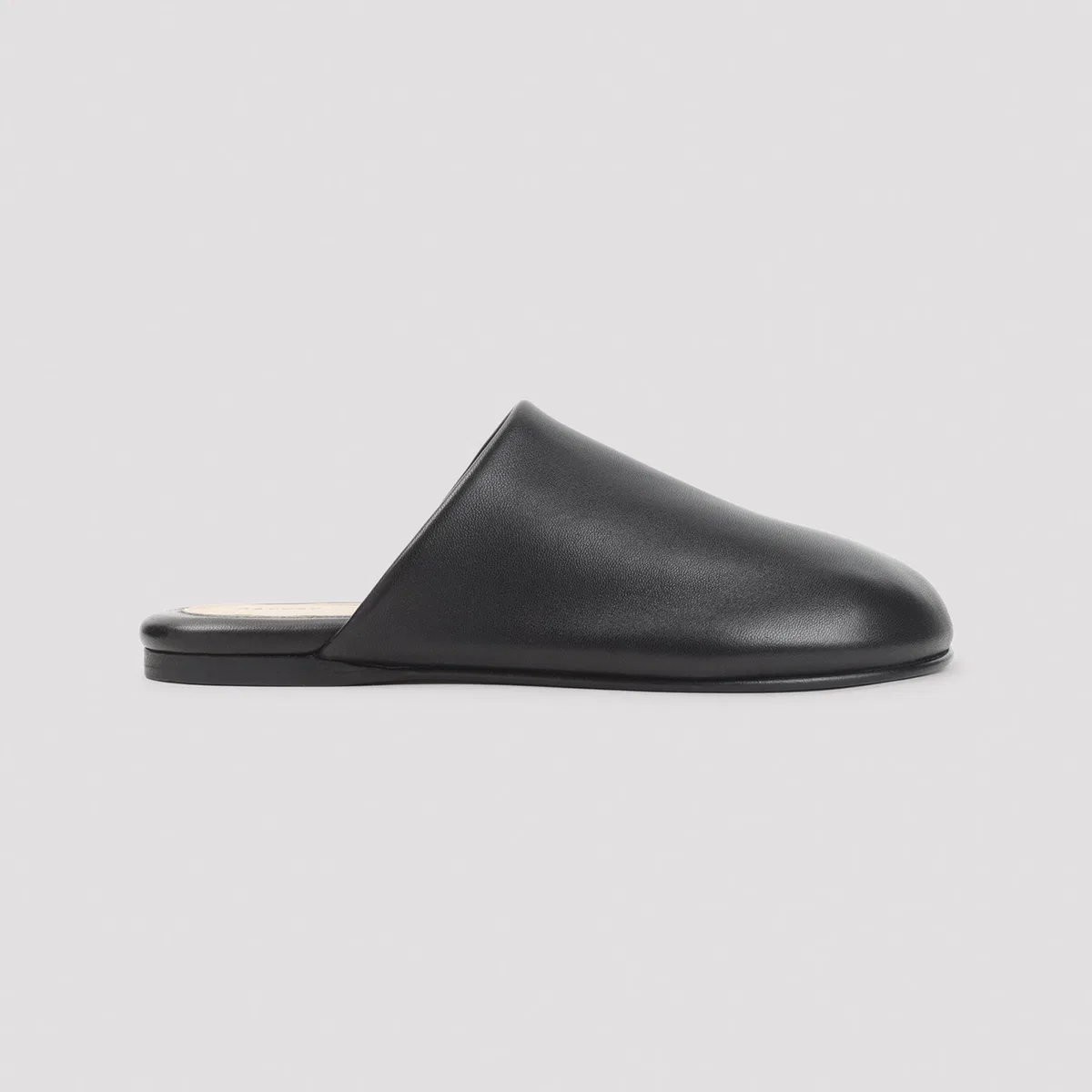 Carven Black Garnier Lamb Leather Mules
