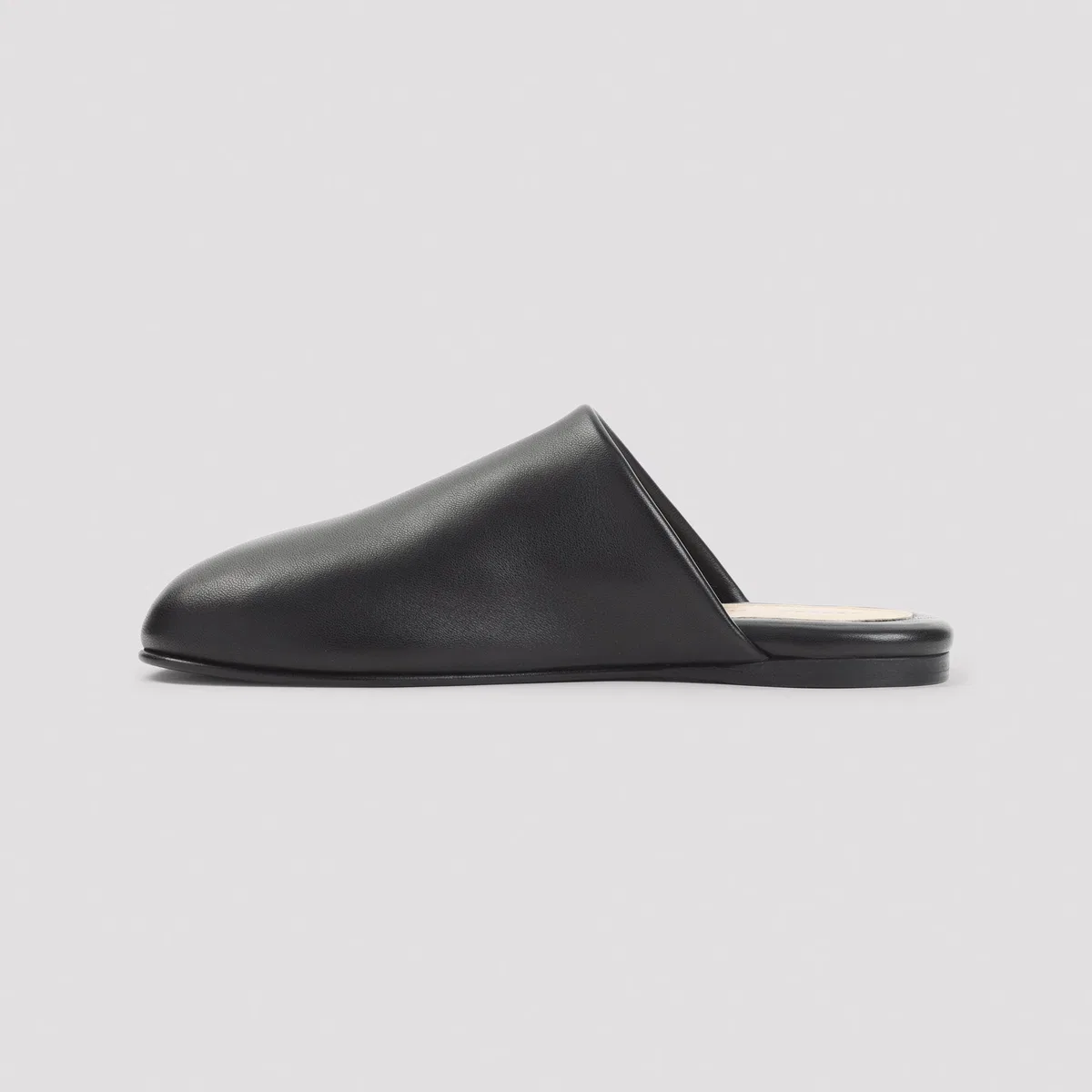 Carven Black Garnier Lamb Leather Mules