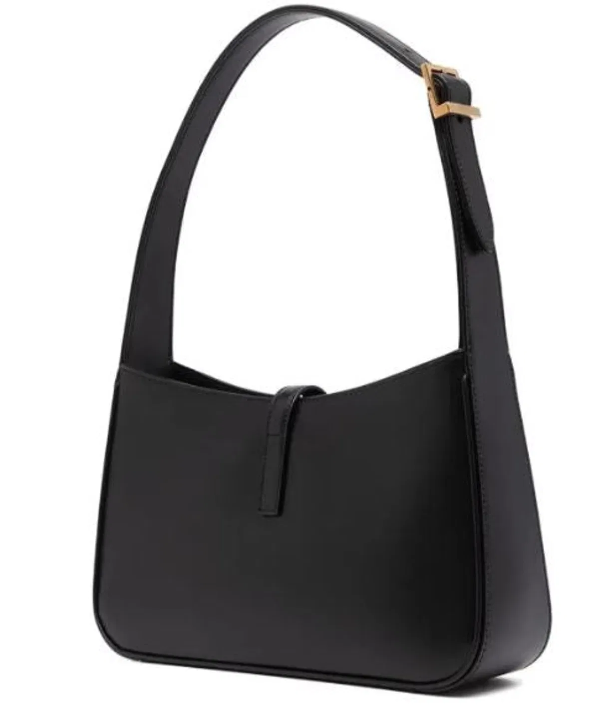 Saint Laurent Black Leather Le 5 Ã 7 Shoulder Bag