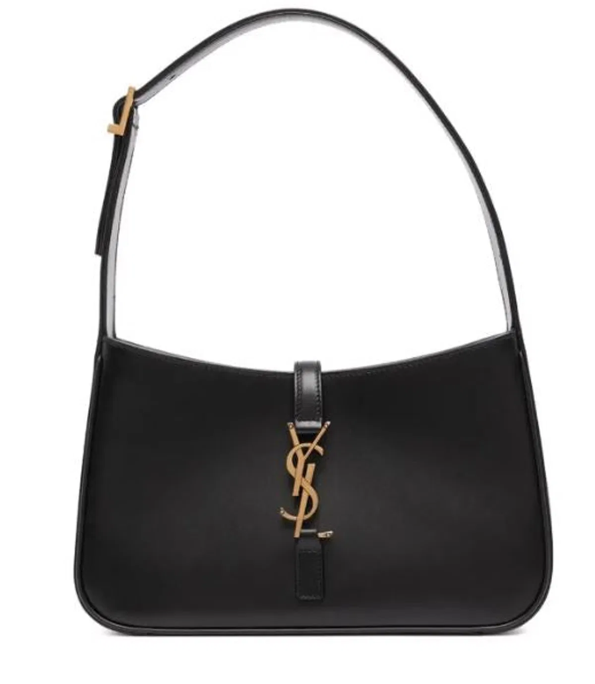 Saint Laurent Black Leather Le 5 Ã 7 Shoulder Bag