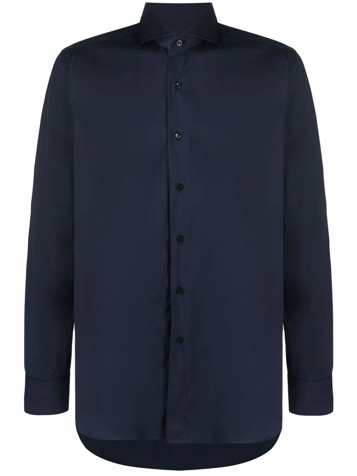 Xacus Blue Stretch Cotton Classic Shirt