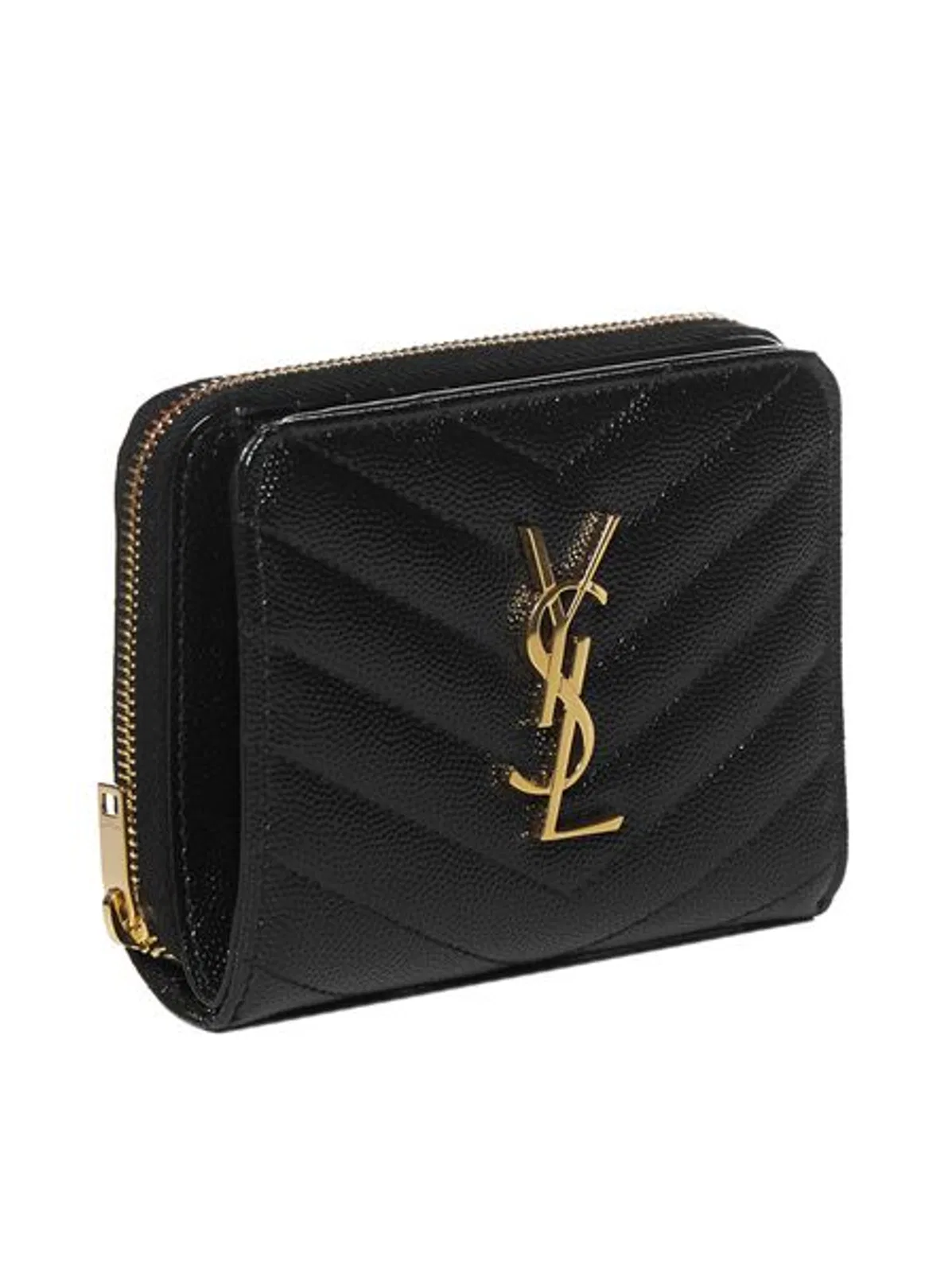 Saint Laurent Cassandre Matelassu00c9 Compact Zip Arou