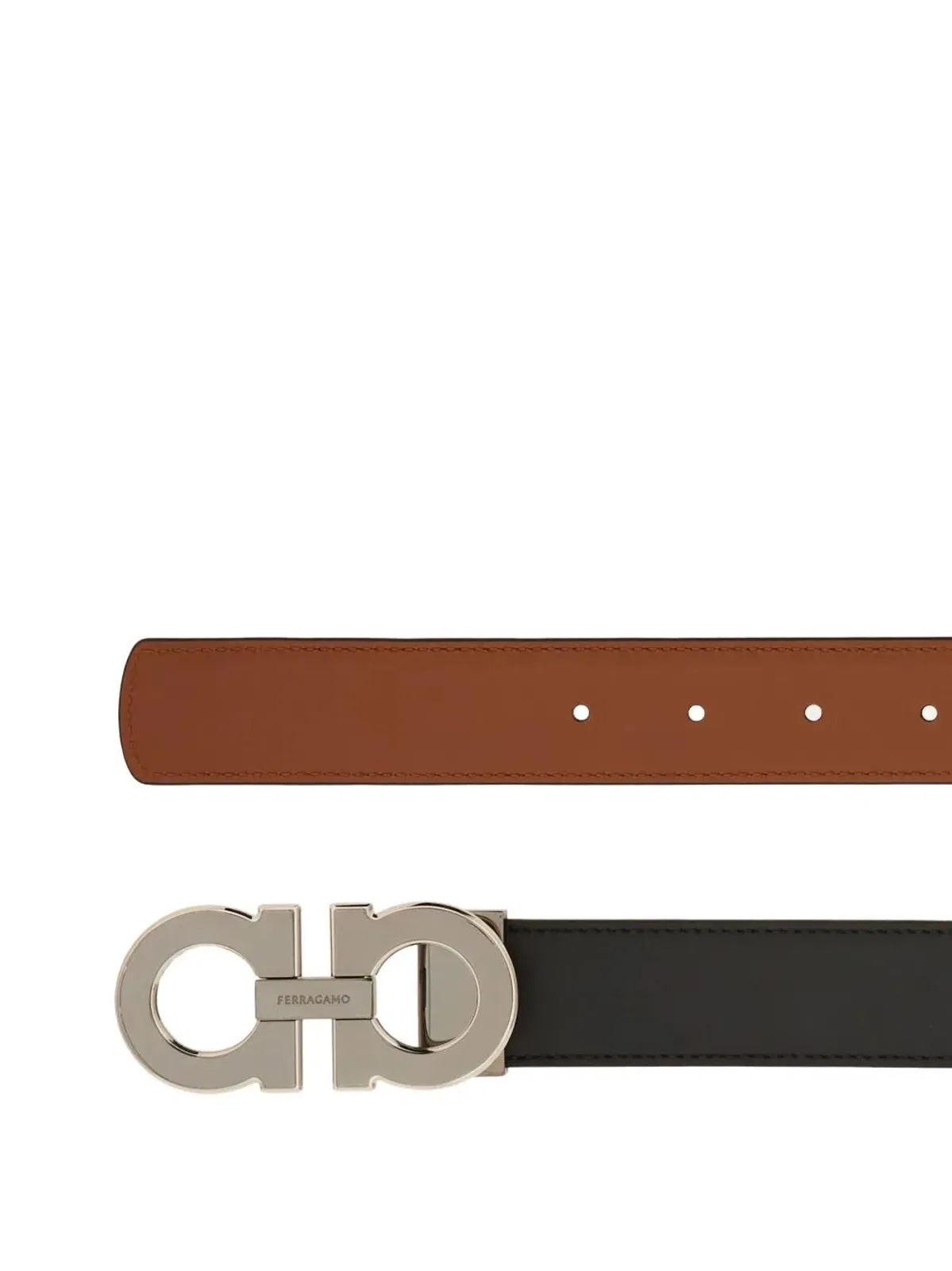 Ferragamo Reversible And Adjustable Gancini Belt