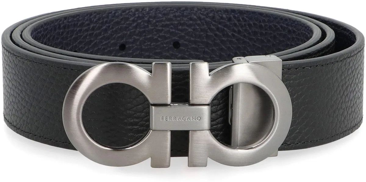 Ferragamo Gancini Reversible Leather Belt