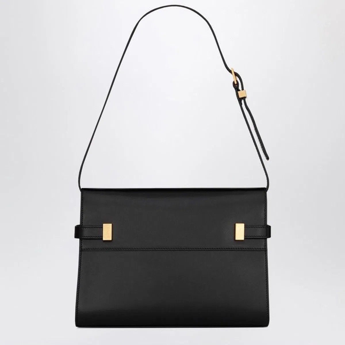 Saint Laurent Black Leather Manhattan Clutch