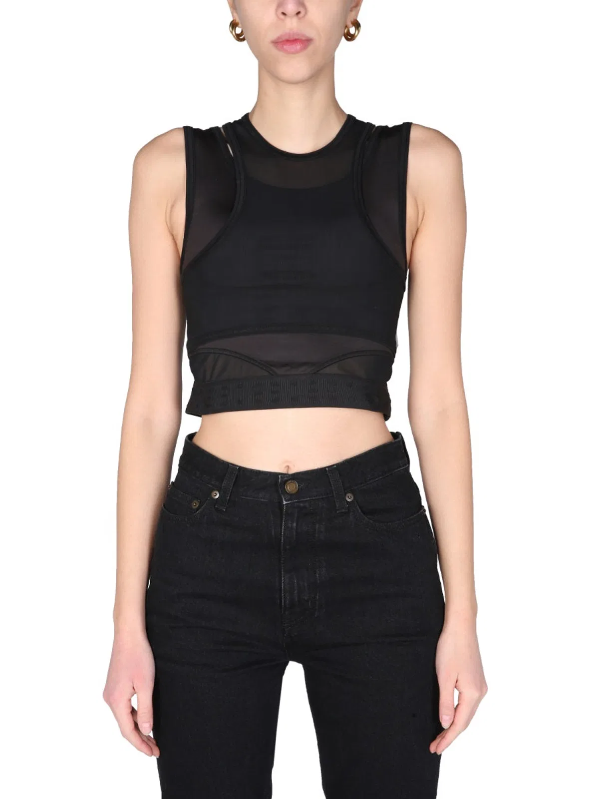 MCQ Panelled Sport Top