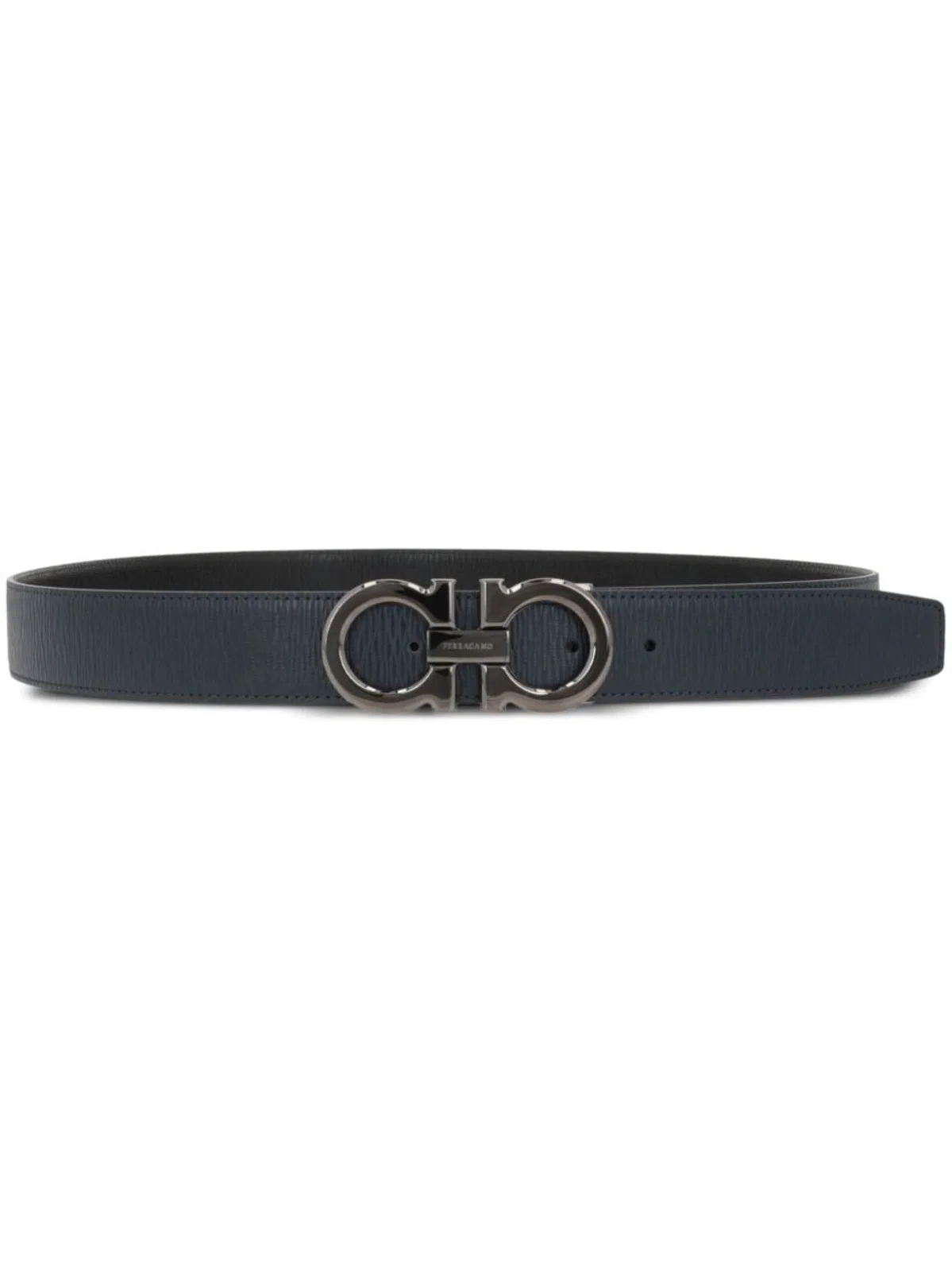 Ferragamo Semi-Matte Gancini Reversible And Adjust