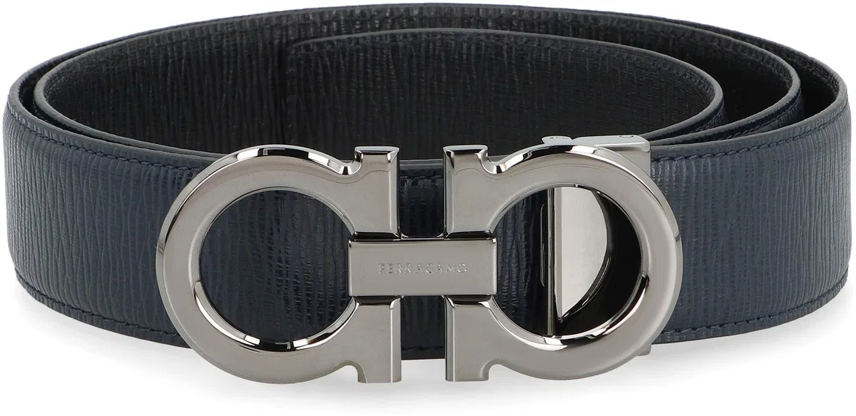 Ferragamo Gancini Reversible Leather Belt
