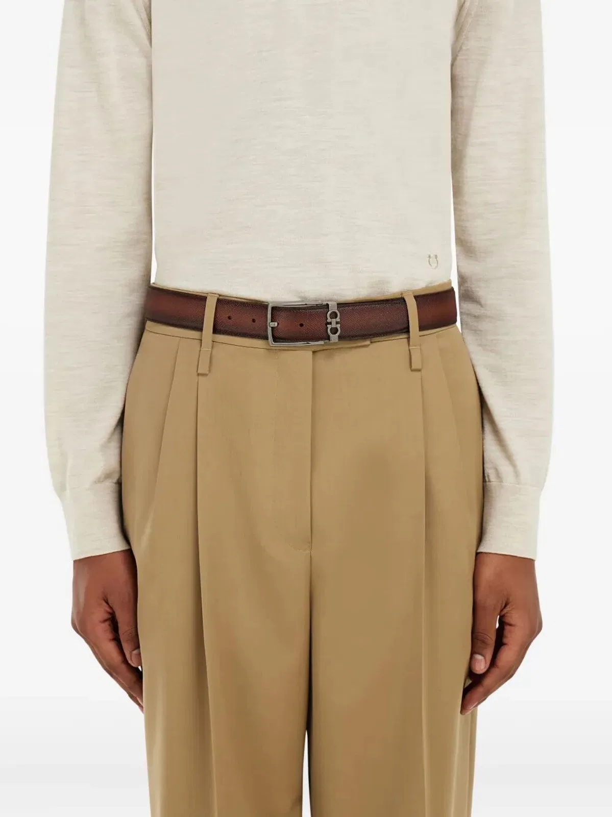 Ferragamo Double Square Belt