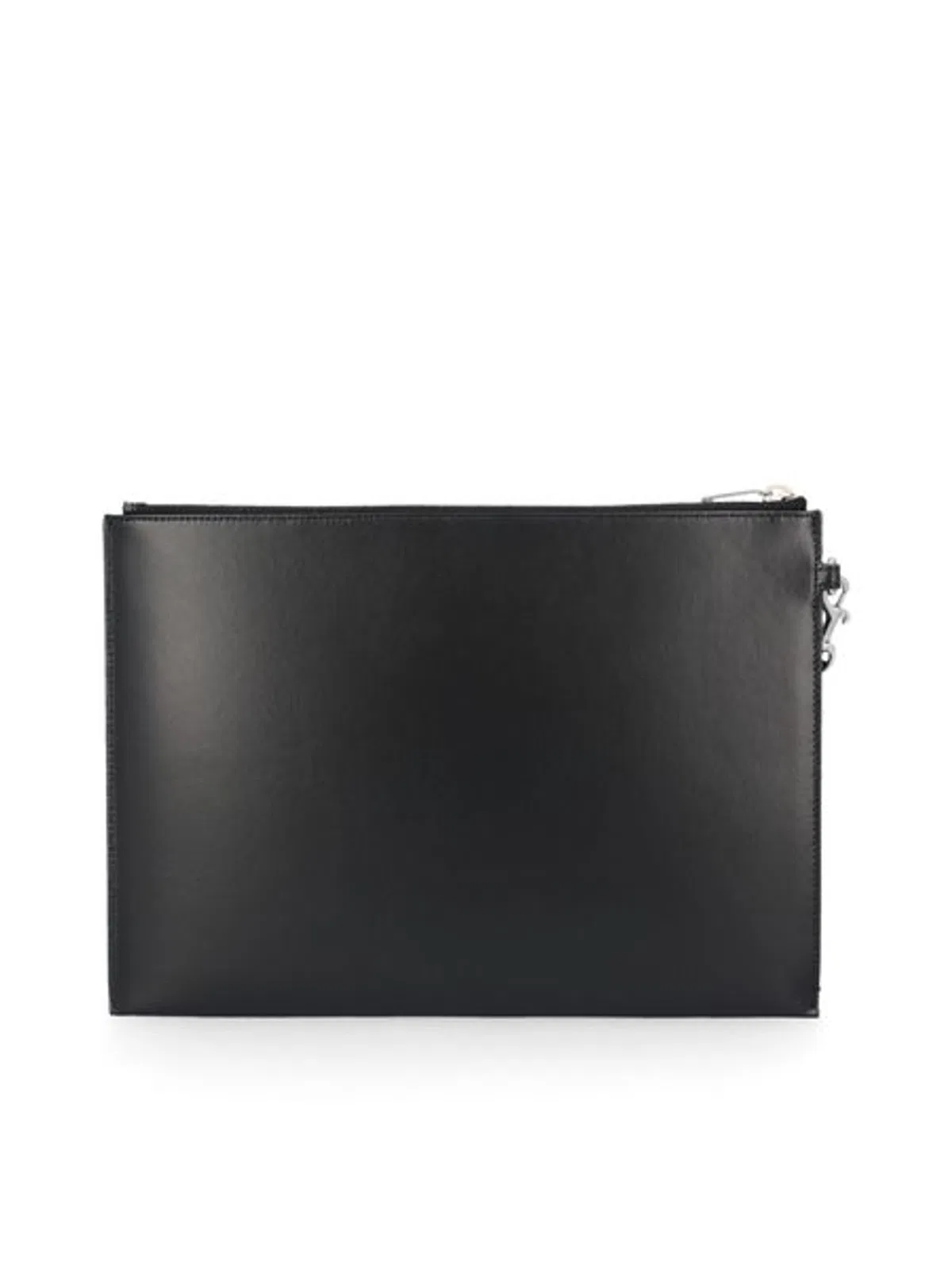 Saint Laurent Leather Monogram Clutch Bag