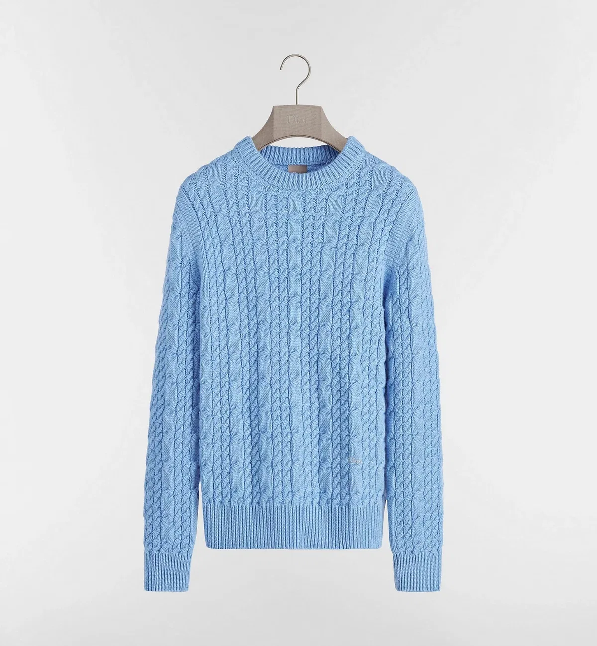 Dior Homme Blue Cashmere Sweater Knit Top