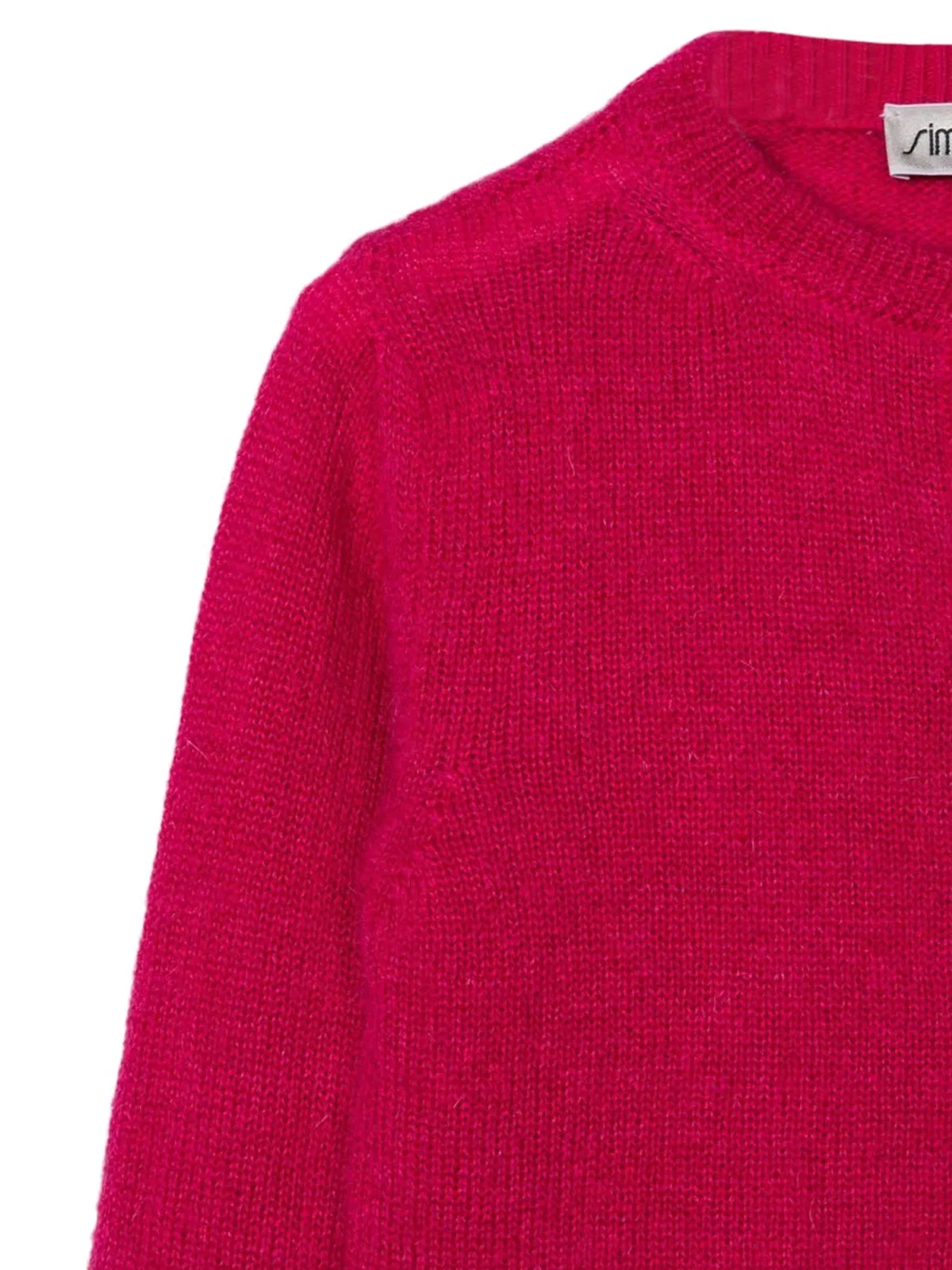 Simonetta Buttoned Crew Neck Cardigan