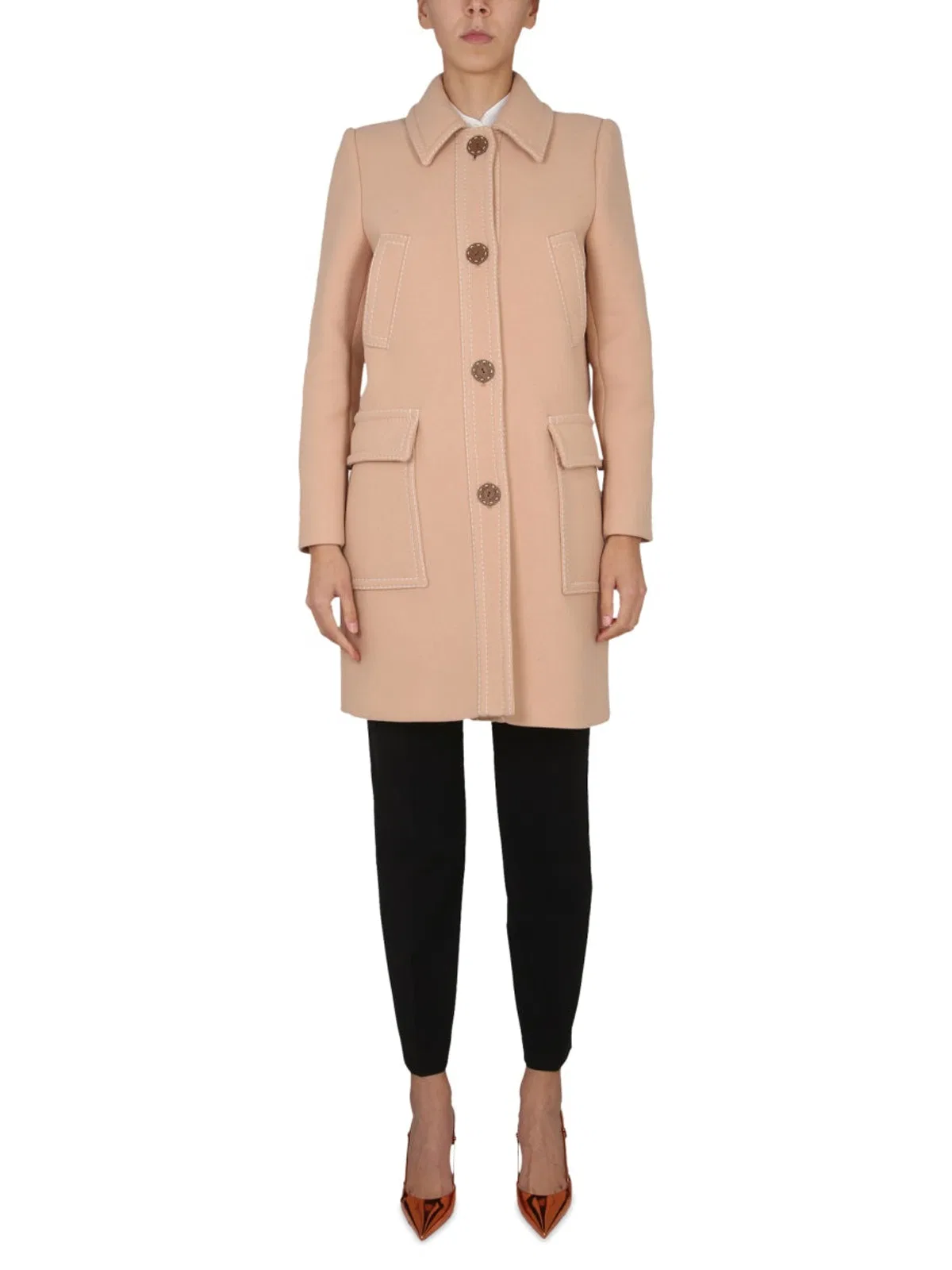 Boutique Moschino Virgin Wool Coat