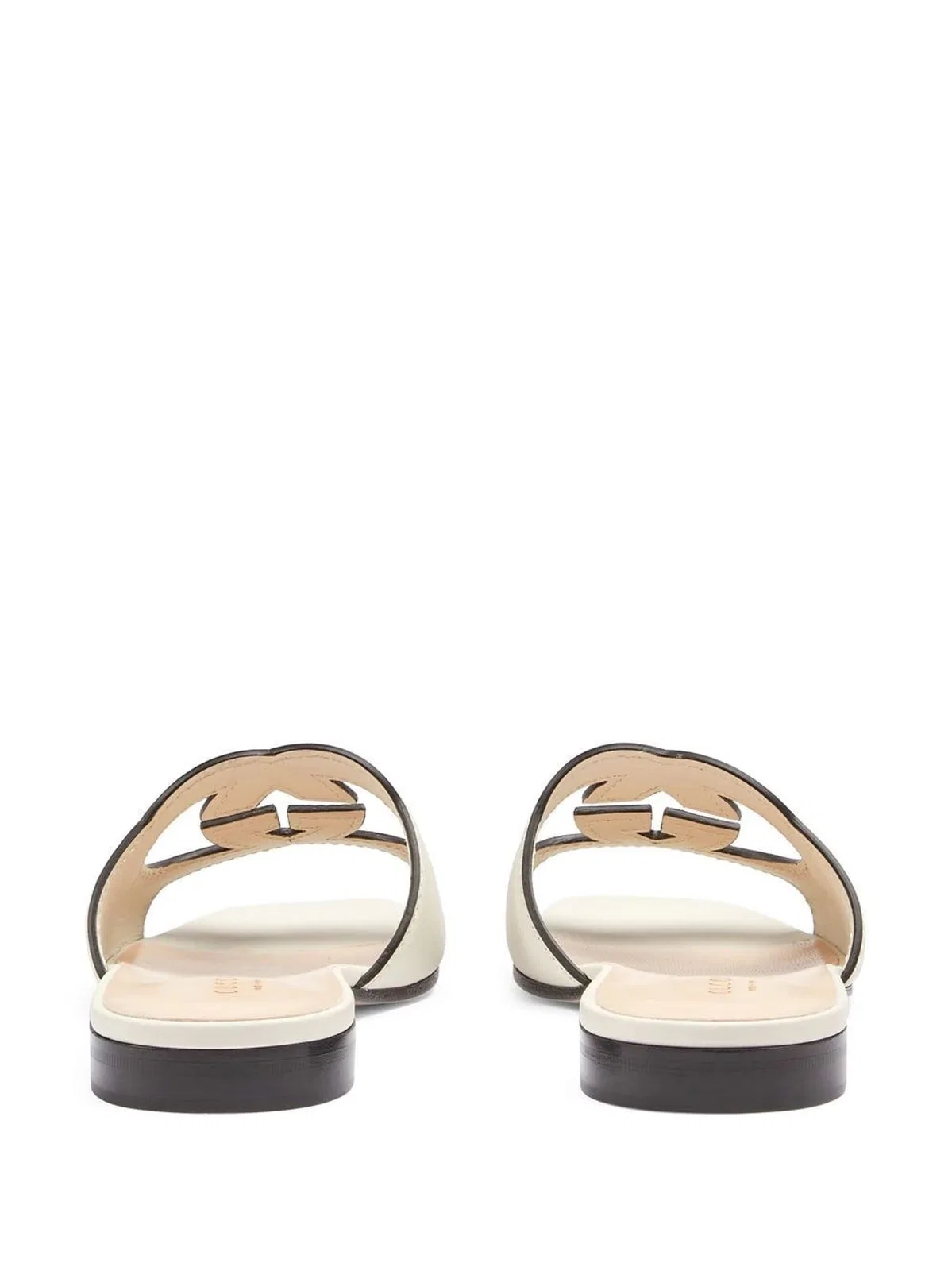 Gucci Leather Flat Sandals