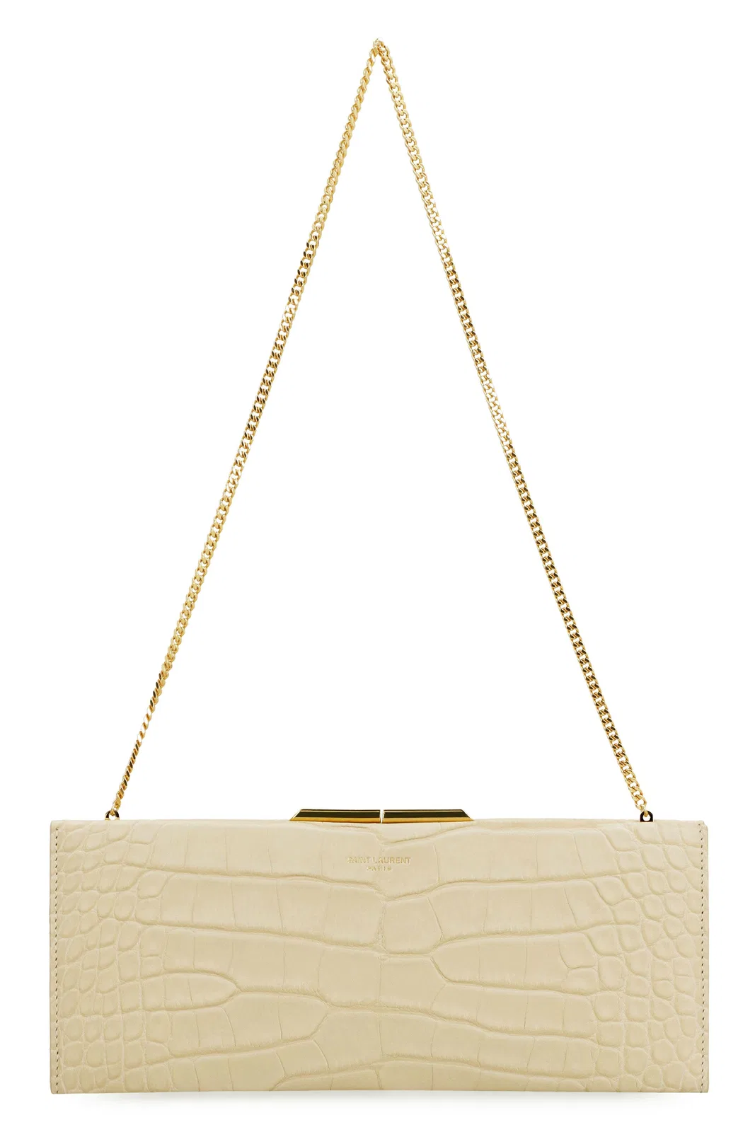 Saint Laurent Midnight Leather Clutch