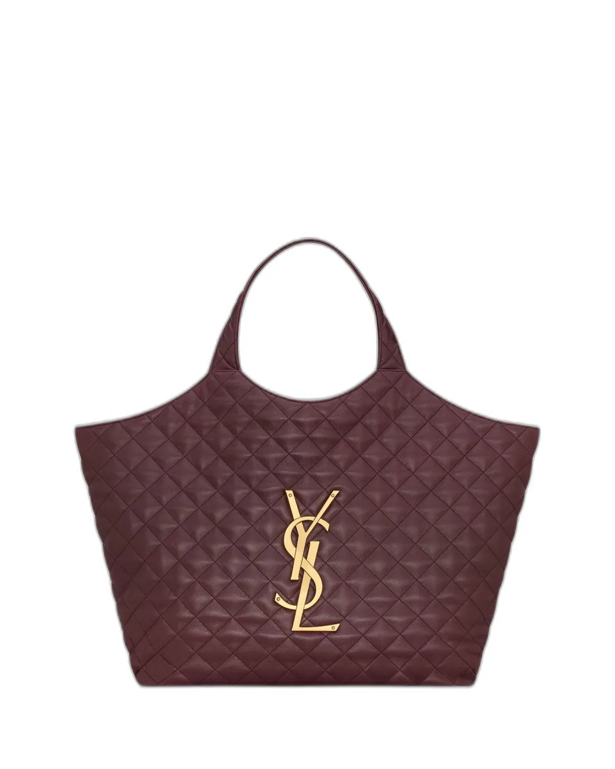 Saint Laurent Icare Quilted Leather Tote