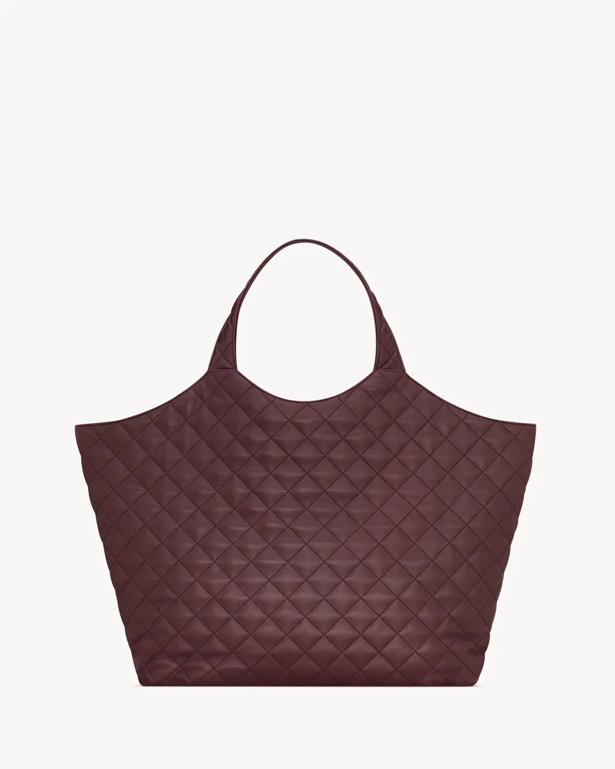 Saint Laurent Aubergine Nappa Leather Icare Shopping B