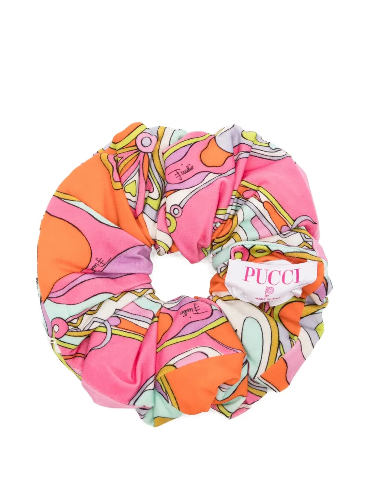 Emilio Pucci Hair Tie With Zip Detail