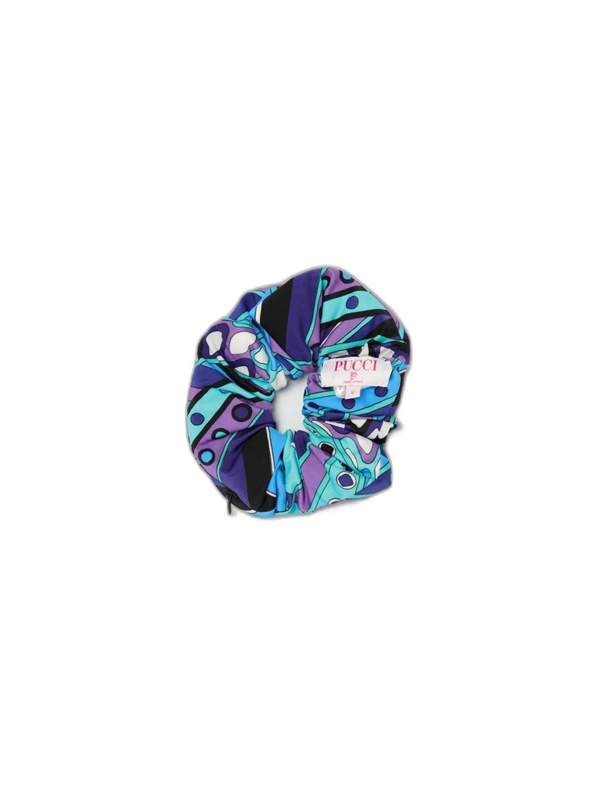 Emilio Pucci Hair Tie With Zip Detail