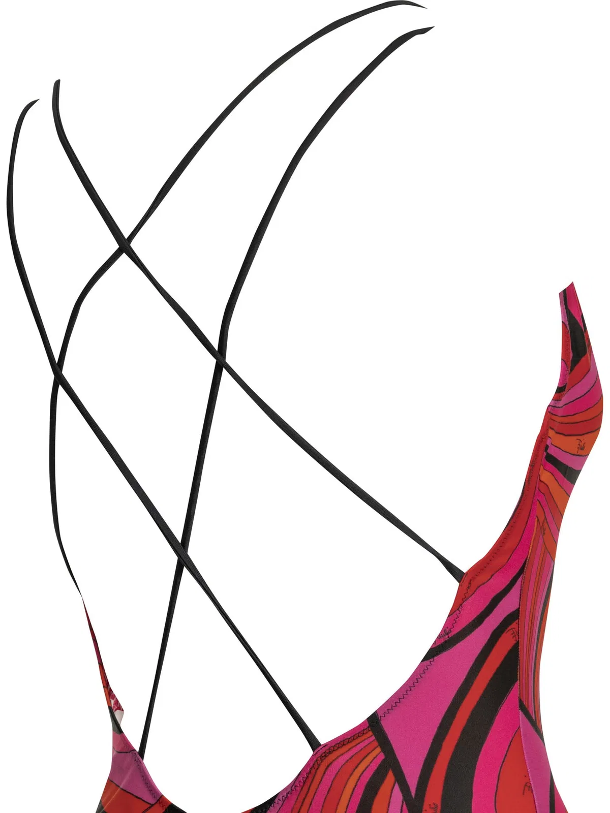 Emilio Pucci Marmo Fuchsia Polyamide Elastane One-Pie